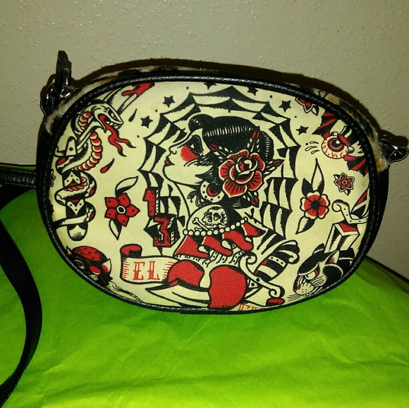 *SOLD*Liquor Brand Rockabilly Cross body Purse - Picture 2 of 4